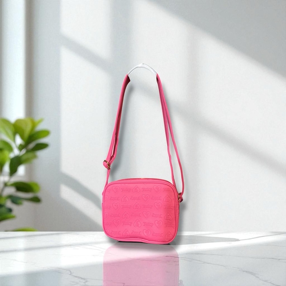 Juicy Couture Vibrant Pink Crossbody Bag - Picture 2 of 4